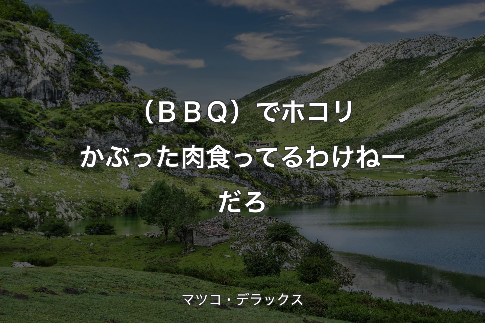 【背景1】（ＢＢＱ）でホコリかぶった肉食ってるわけねーだろ - マツコ・デラックス