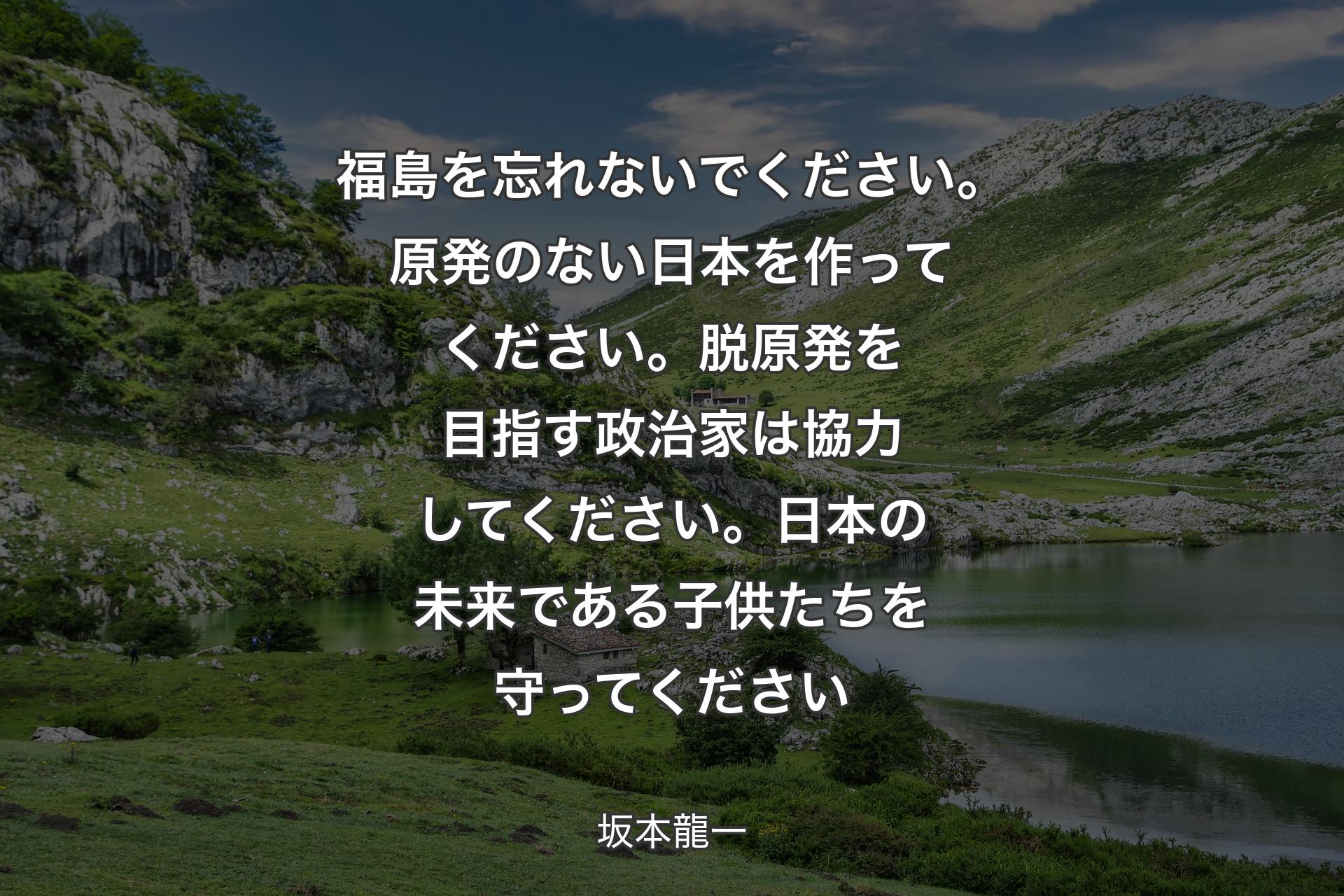 【背景1】福島を忘れないでください。原発のない日本を作ってください。脱原発を目指す政治家は協力してください。日本の未来である子供たちを守ってください - 坂本龍一