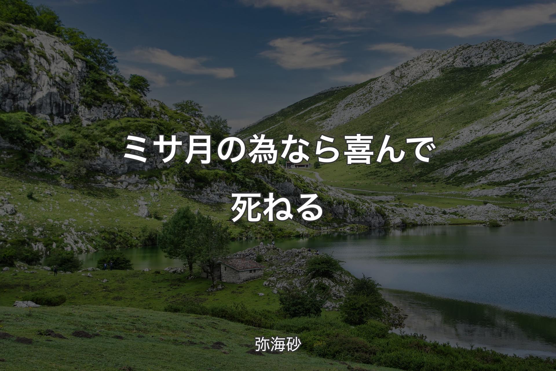 【背景1】ミサ 月の為なら 喜んで死ねる - 弥海砂