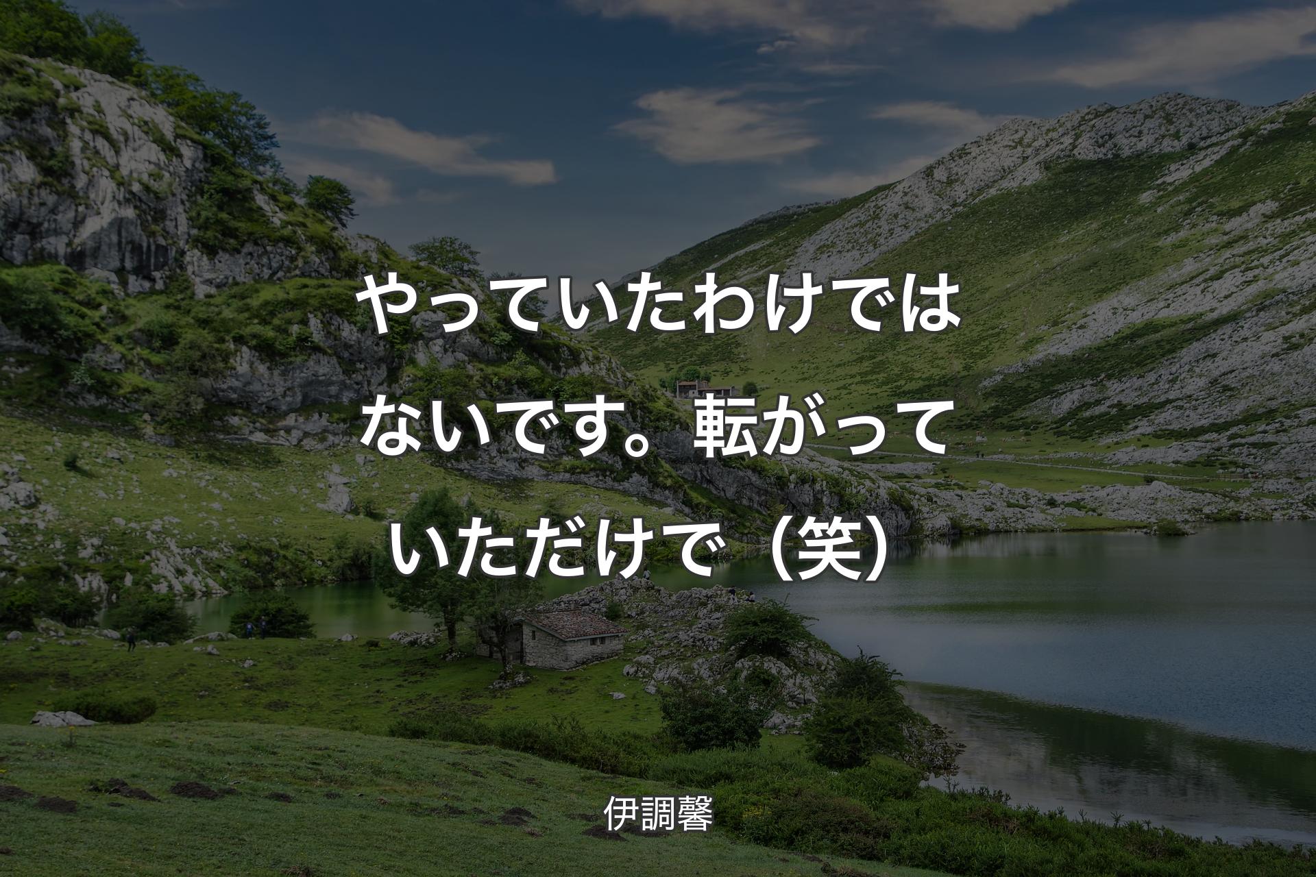 【背景1】やっていたわけではないです。転がっていただけで（笑） - 伊調馨