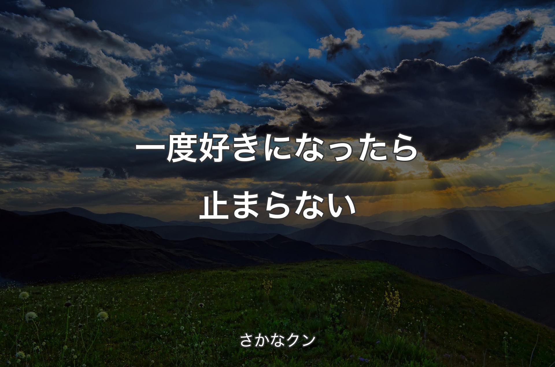 一度好きになったら止まらない - さかなクン